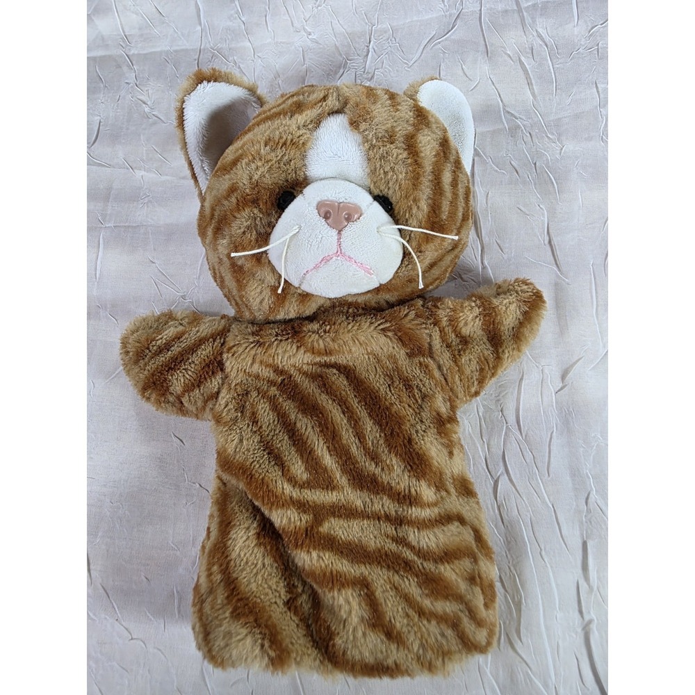 The Puppet Company Puppet Buddies Hand Puppet Plush Ginger Kitty Cat 10 Inches